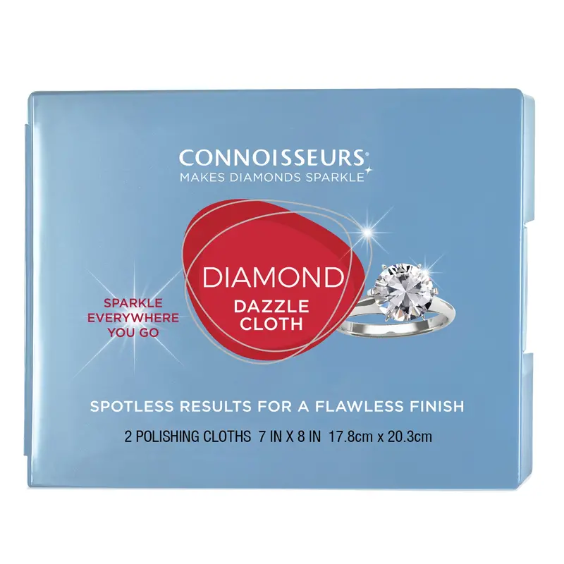 Connoisseurs Ultrasoft Diamond Dazzle Cleaning Cloth – 12-Pack 1