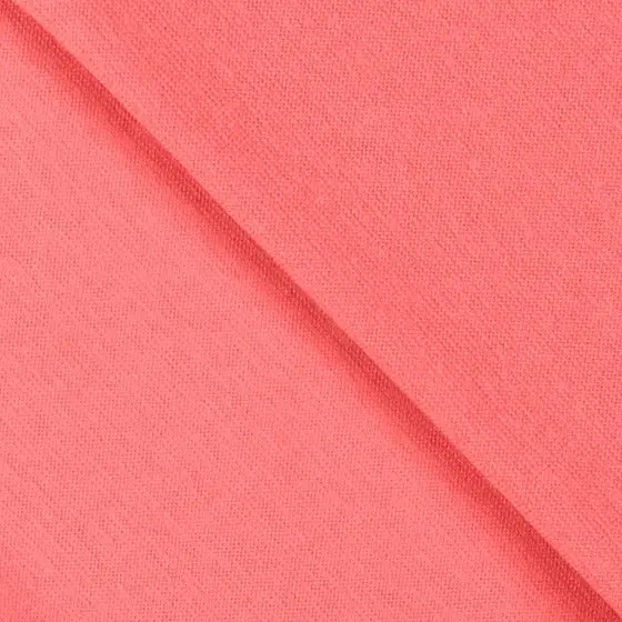 Coral Oeko-Tex® Certified Ribbed Cuff – Flexible 1×1 Stretch Knit – European Sourced 1