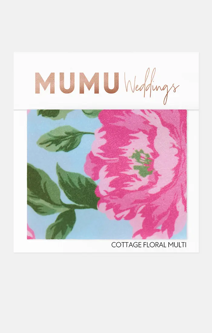 Cottage Floral Multi-Color Bridesmaid Swatch 1
