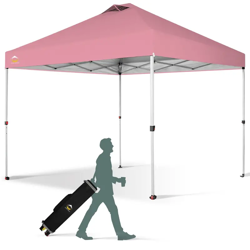 Crown Shades 10' X 10' Pop-Up Canopy – Soft Pink Shade (Pre-Owned) 1