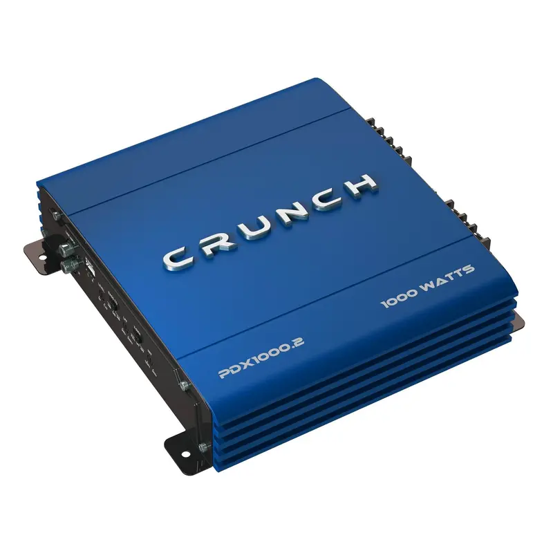 Crunch Powerdrivex Car Stereo Amplifier – 2-Channel, 1000W Output + Integrated 6.5" Speaker 1