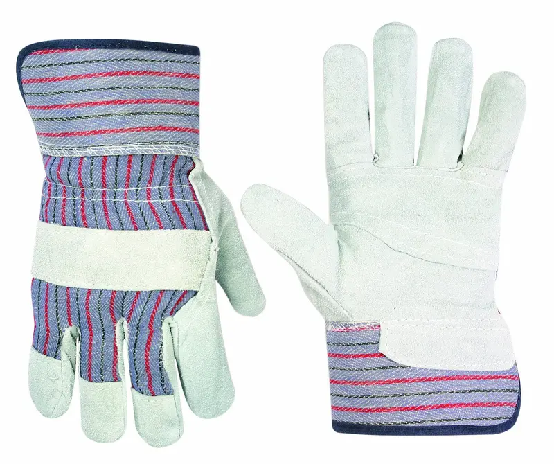 Custom Leathercraft 2046 Safety-Cuffed Work Gloves With Wing Thumb Design – Single Pair 1