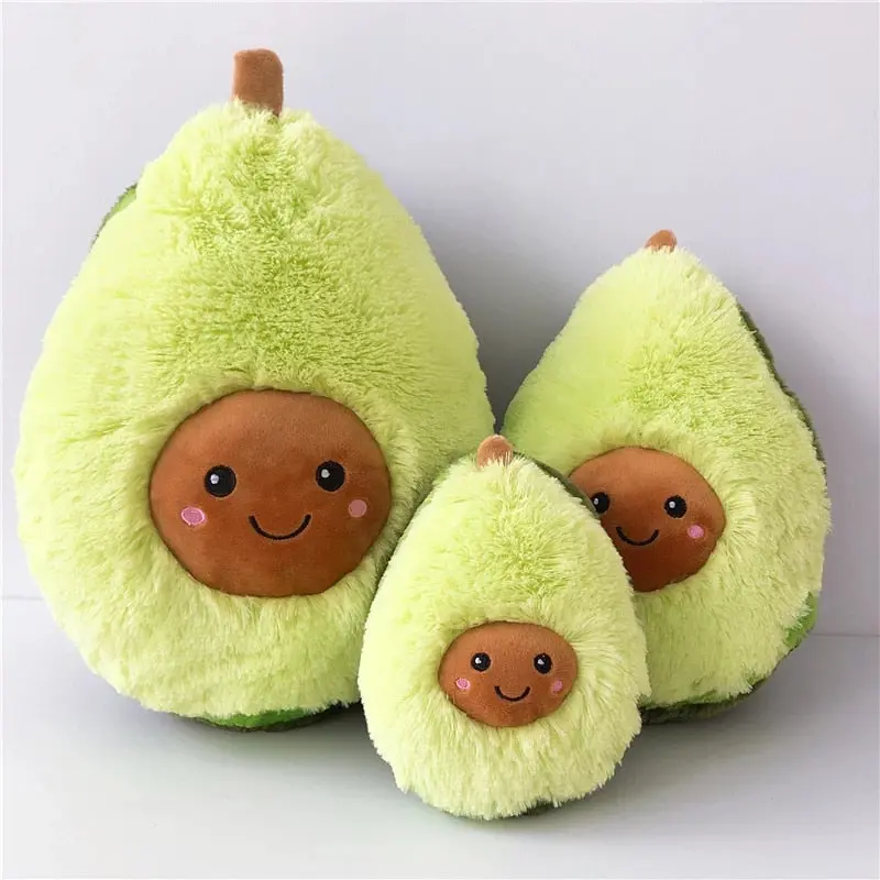 Cute Avocado Plush Toy – Soft Huggable Stuffed Animal Gift 1
