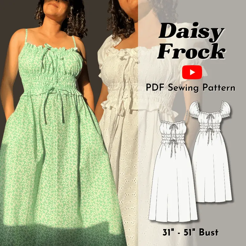 Daisy Frock Dress Pattern Pdf By Lydia Naomi 1