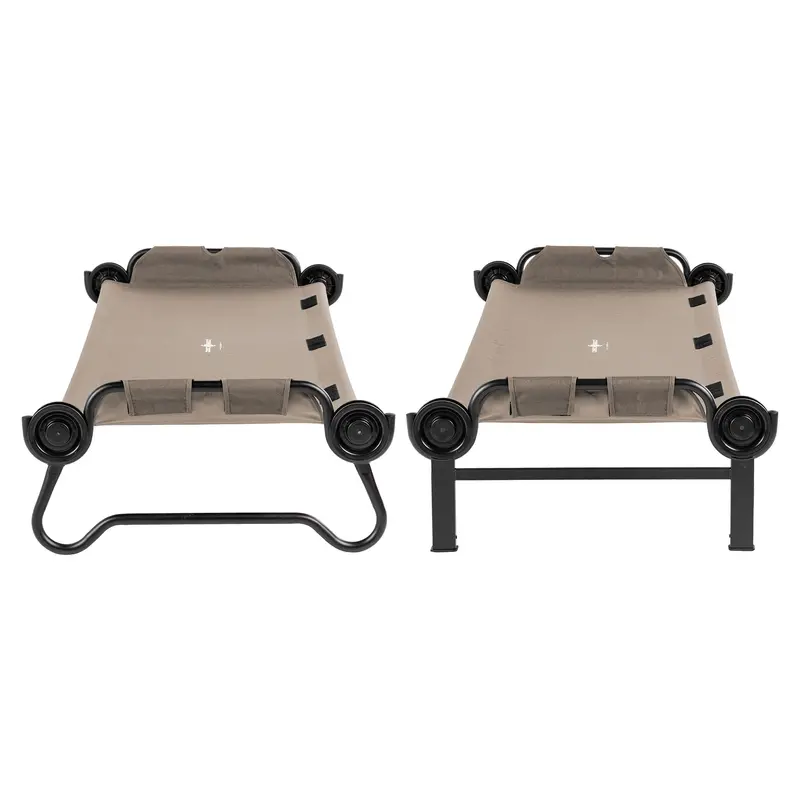 Disc-O-Bed Large Convertible Camping Cot – Two-Person Portable Outdoor Sleeping System 1