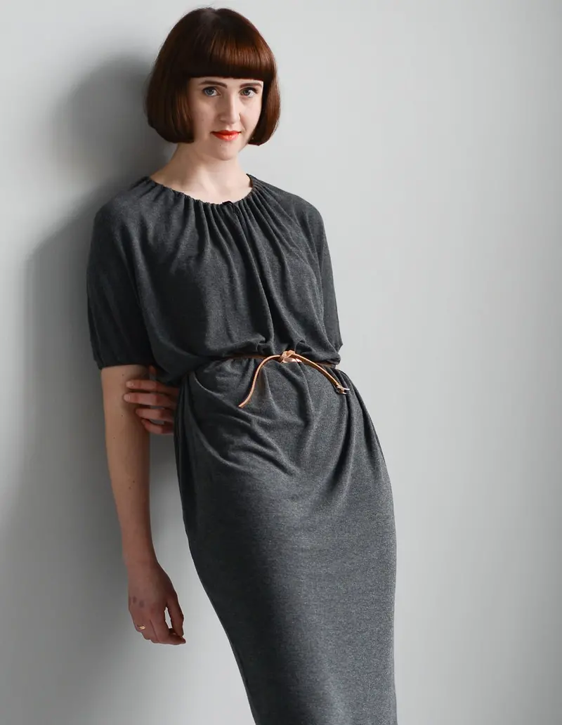 Drawstring-Neck Dress & Top Pdf Sewing Pattern | The Makers Atelier 1