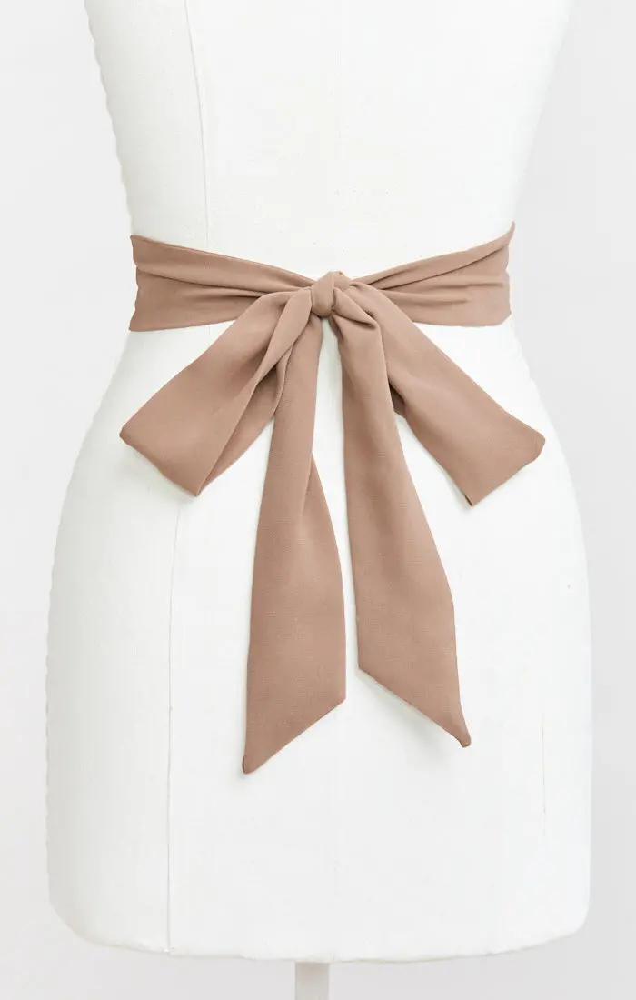 Dune Chiffon Sash For Bridal Party Outfits 1