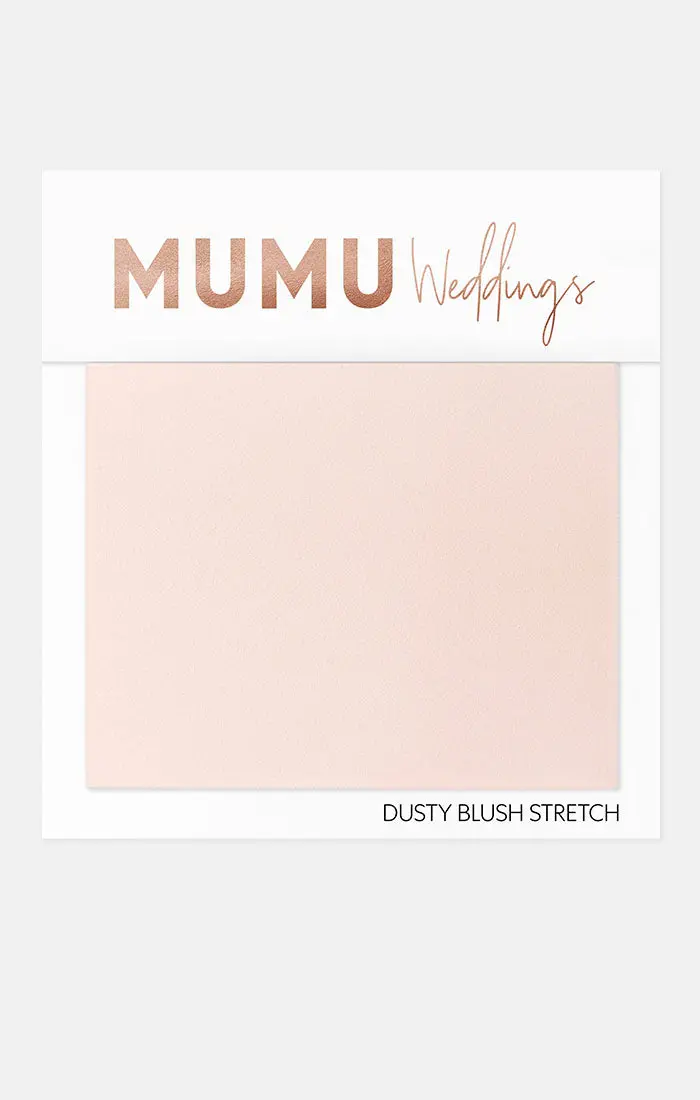 Dusty Blush Stretch Fabric Swatch For Bridesmaids 1