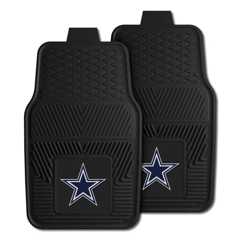 Fanmats Nfl Dallas Cowboys Vinyl Front Floor Mats – 2-Piece Set, 27 X 17 Inches 1