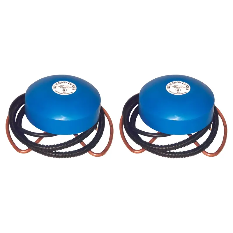 Farm Innovators Ice-N-Easy Floating De-Icer – 1,500W Metal Tank Heater For Livestock Water, 2-Pack 1