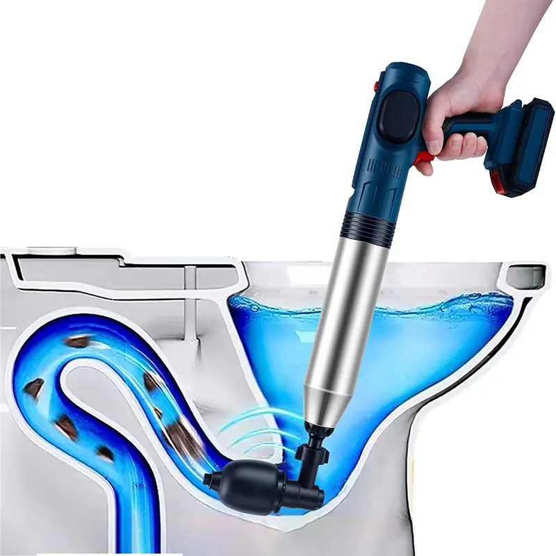 Feiyabdf Cordless High-Pressure Air Gun For Drain And Pipe Clog Removal 1