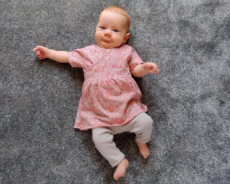 Flo Dress & Riley Leggings Pattern For Infants & Toddlers (0–24 Months) – Dhurata Davies 1