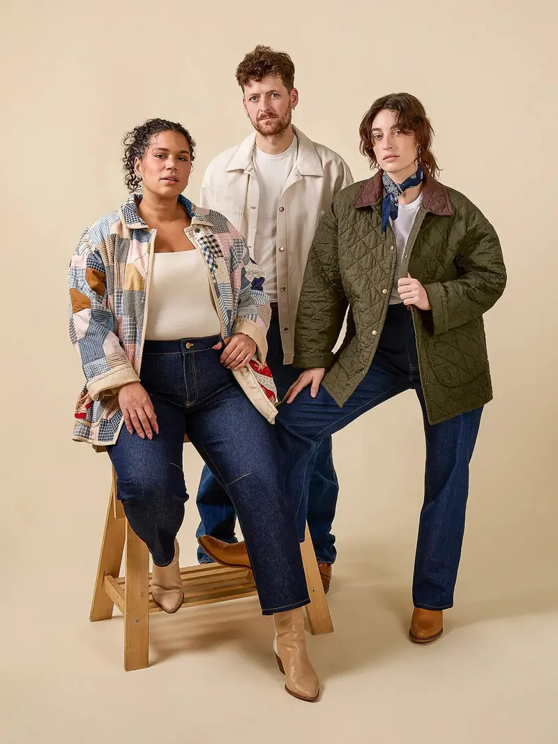 Fowler Barn Coat & Quilted Jacket Sewing Pattern – Unisex Layered Outerwear Design, Closet Core Patterns 1