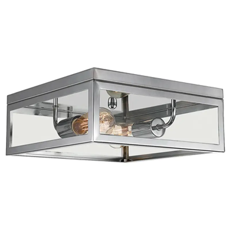 Globe Electric Memphis Flush-Mount Ceiling Light – Dimmable Indoor Fixture With Clean Profile 1