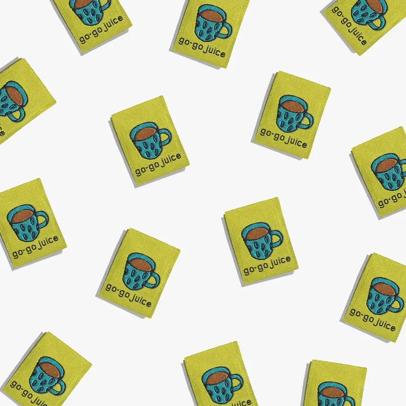 Go-Go Juice Creative Energy Woven Labels – Kylie And The Machine 1