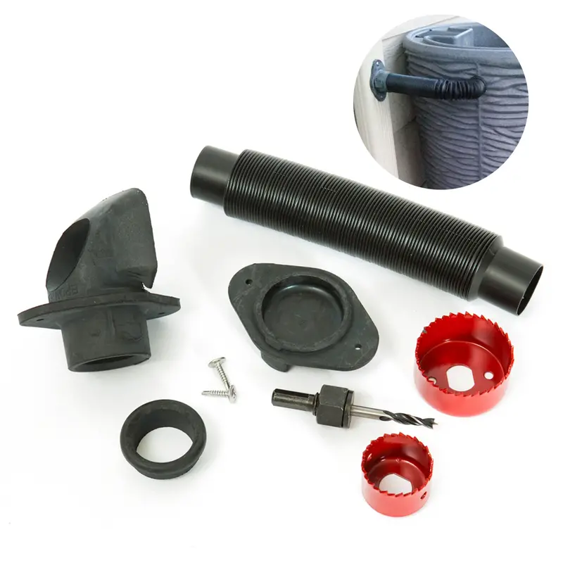 Good Ideas Flexible Rain Diverter Kit For 2"X3" And 3"X4" Standard Downspouts – Open Box 1