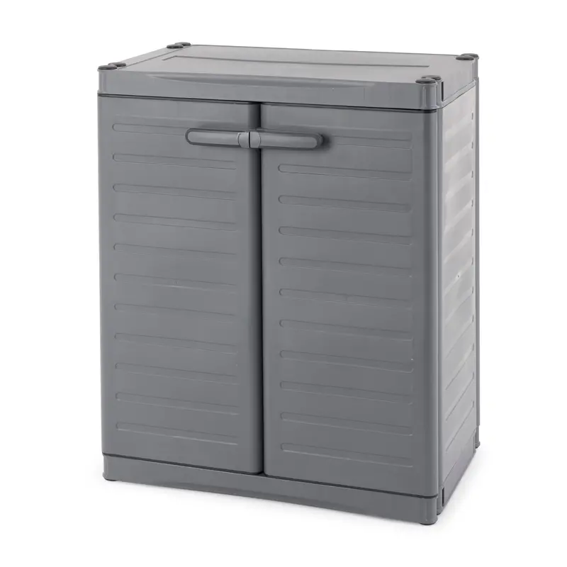 Gracious Living Maxit Premium Base Cabinet Organizer – Two-Door Adjustable Metal Storage Unit 1