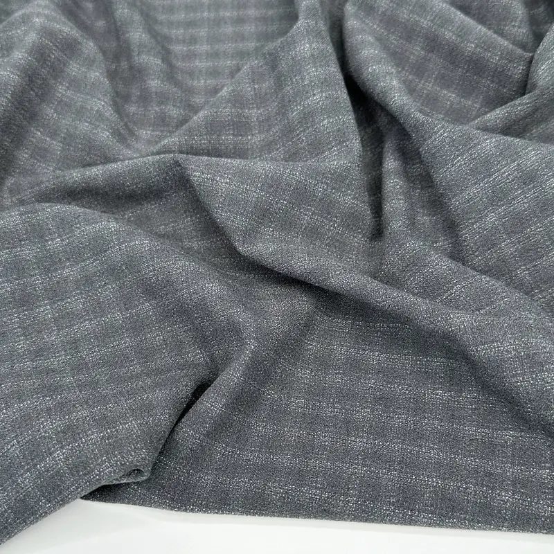 Granite Yarn-Dyed Ecovero Viscose Stretch Suiting 1
