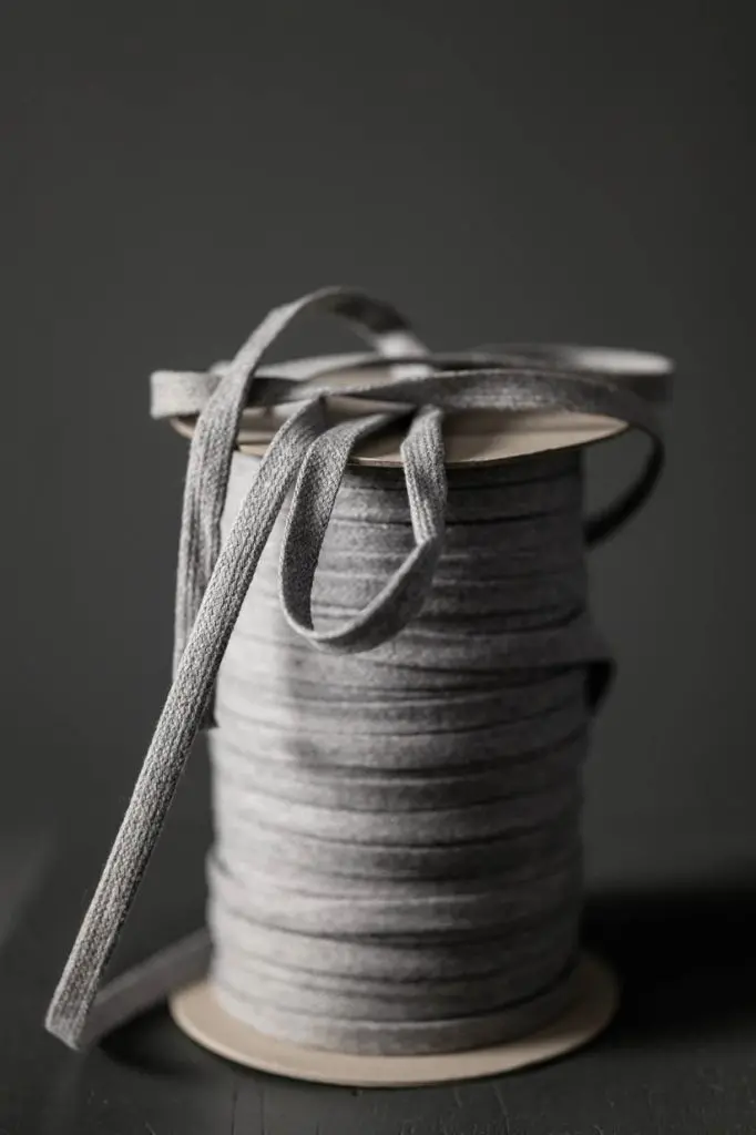 Grey Marl Recycled Cotton Drawstring Cord – Sold By The Meter, Merchant & Mills 1