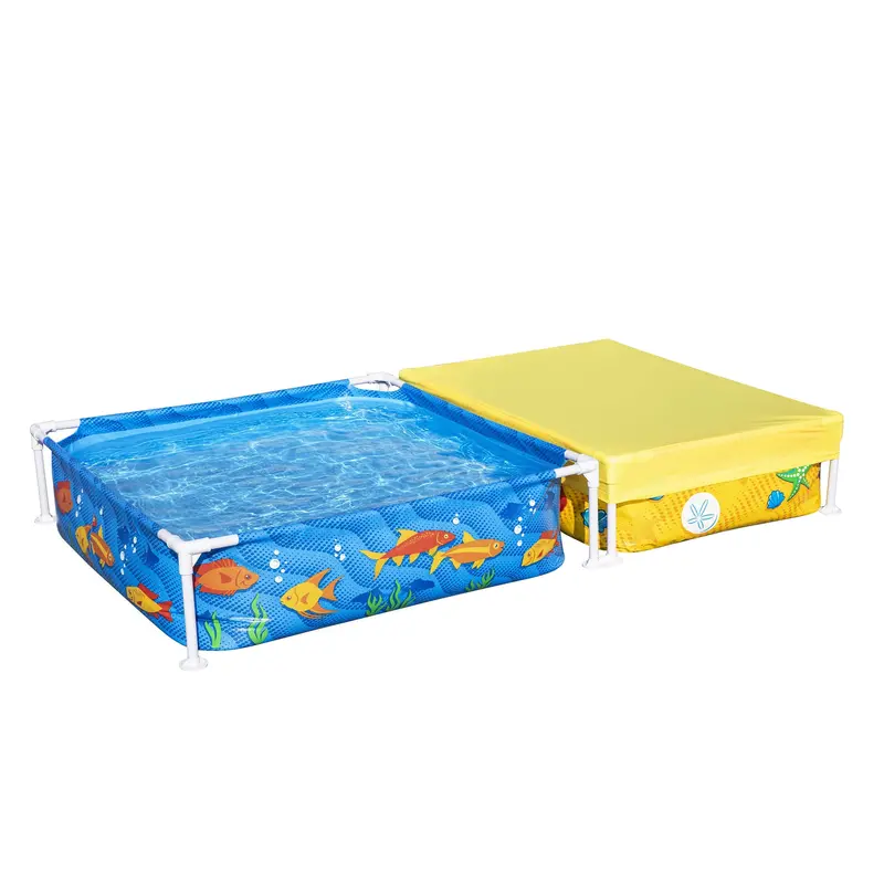 H2Ogo! My First Duraplus Above-Ground Kiddie Pool & Sandpit Combo With Cover 1