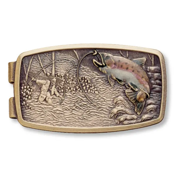 Hand-Enamelled Fish-Shaped Money Clip 1