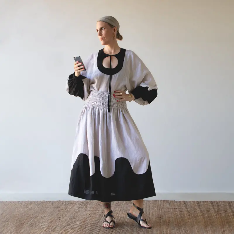 Harmonic Top And Skirt Pattern Set – Pattern Fantastique 1