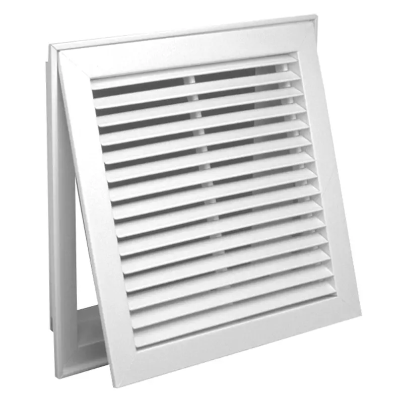 Hart & Cooley Steel Return Air Grille – 30" X 20", 35° Blade Angle, Matte White Finish 1