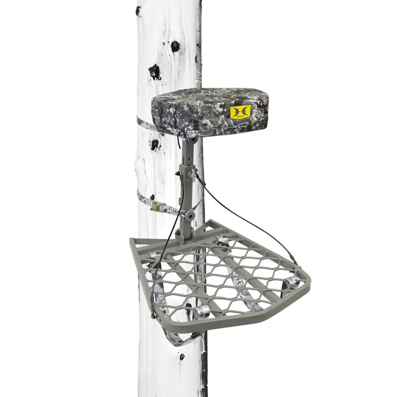 Hawk Helium Ultra-Light Hang-On Hunting Stand – Memory Foam Seat, Compact 27.25" X 20.5" Footprint 1