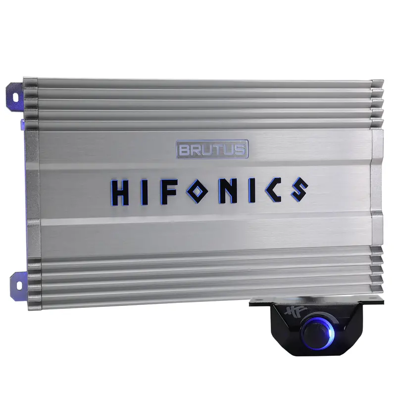 Hifonics Brutus Gamma Mono Amplifier – Bg-2200.1D, 2200W Subwoofer Amp W/ Bass Control Knob 1