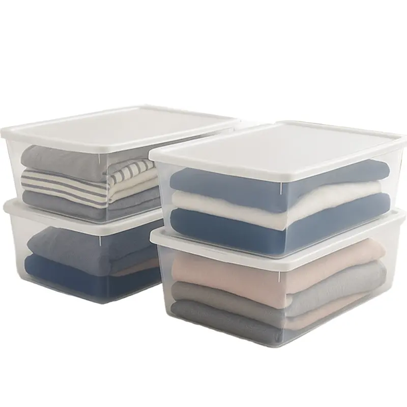 Homz Snaplock Clear Storage Bin – 12-Quart With Secure Lid (4-Pack) 1