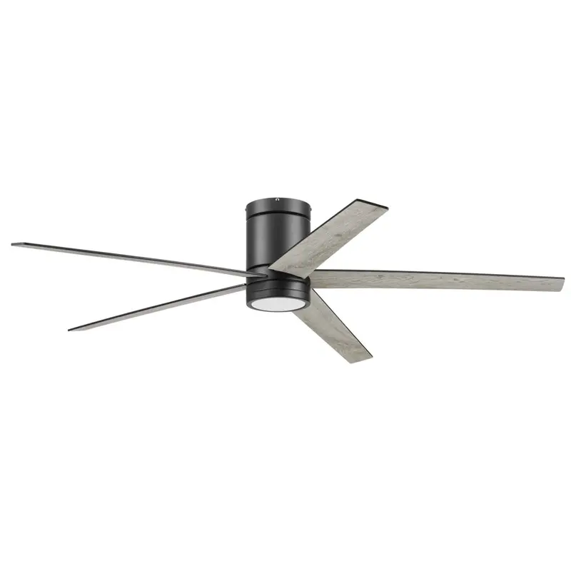 Honeywell Graceshire 60-Inch Ceiling Fan With Integrated Led Light And Remote – Matte Black 1