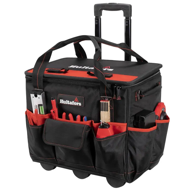 Hultafors Ht5572 Heavy-Duty Roller Tool Bag – 16 Pockets, Ballistic Fabric 1