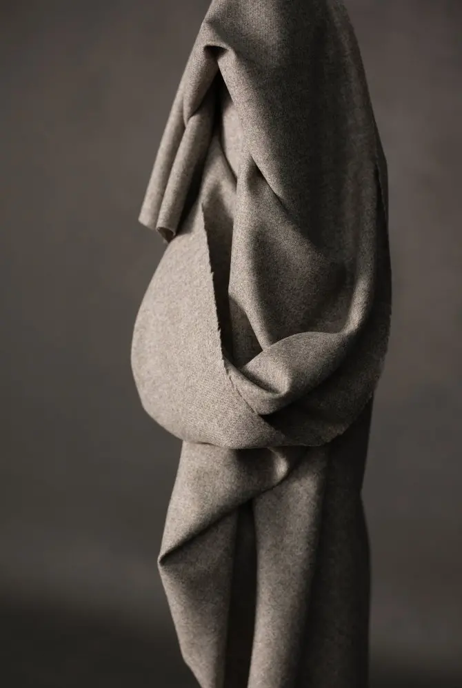 Icelandic Grey Midweight Wool – British Import By Merchant & Mills 1