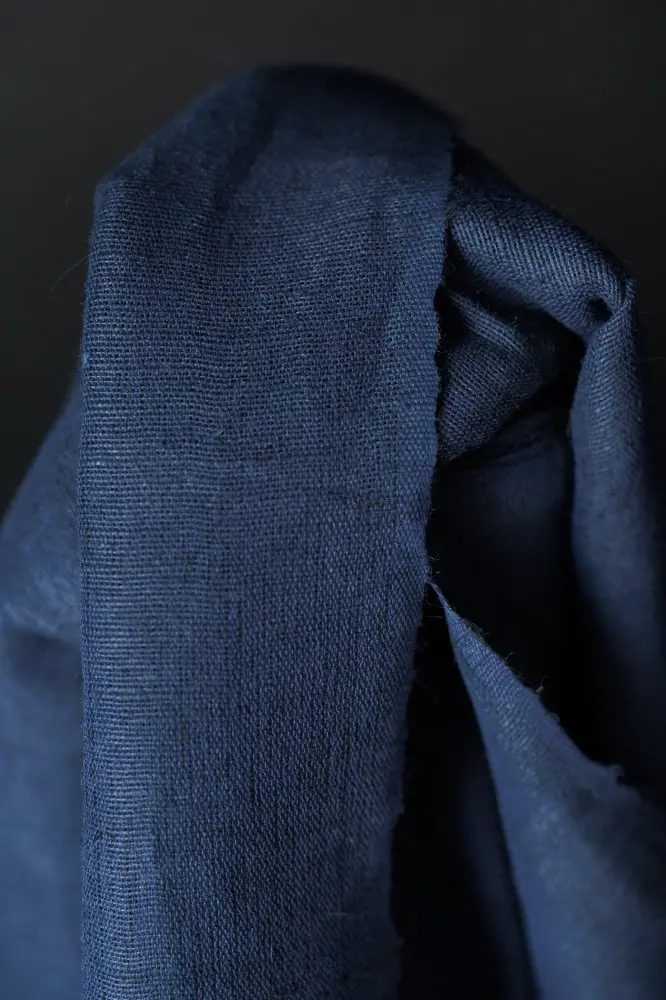 Indigo Handwoven Jute Fabric – Natural Textured Weave By Merchant & Mills 1