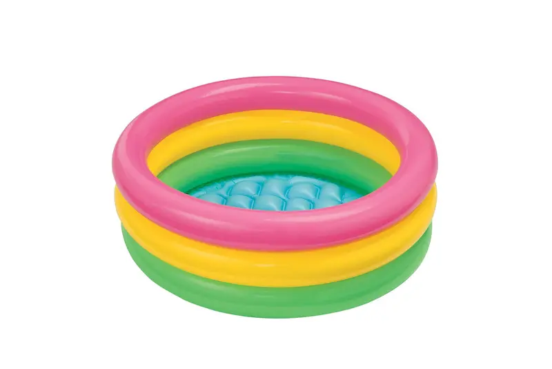 Intex Sunset Glow Baby Swimming Pool – 34" X 10" Soft Inflatable Toddler Tub 1