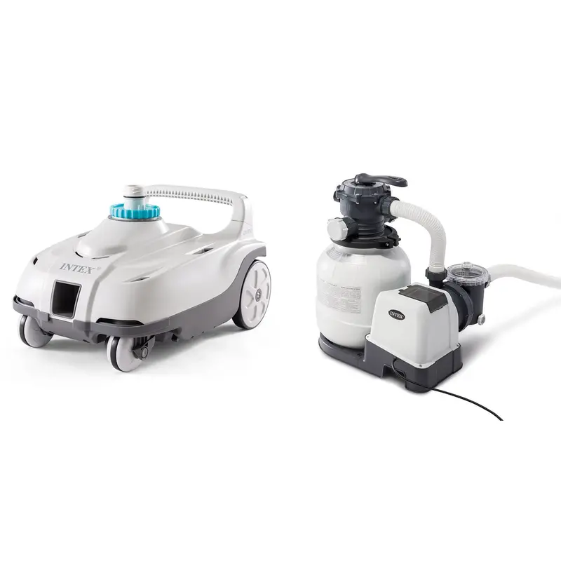 Intex Zx100 Auto Pressure-Side Pool Cleaner – Compatible With Sand Filter Pump Setup 1