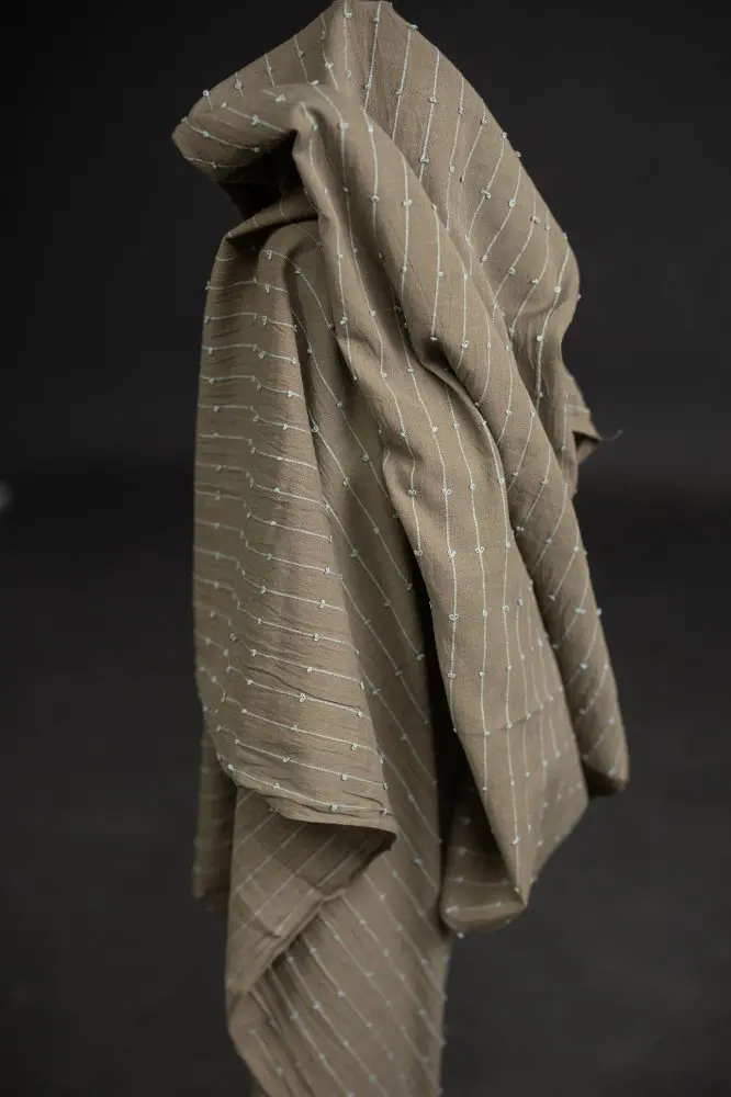 Iris Loopy Design Cotton – Soft Indian Fabric By Merchant & Mills 1