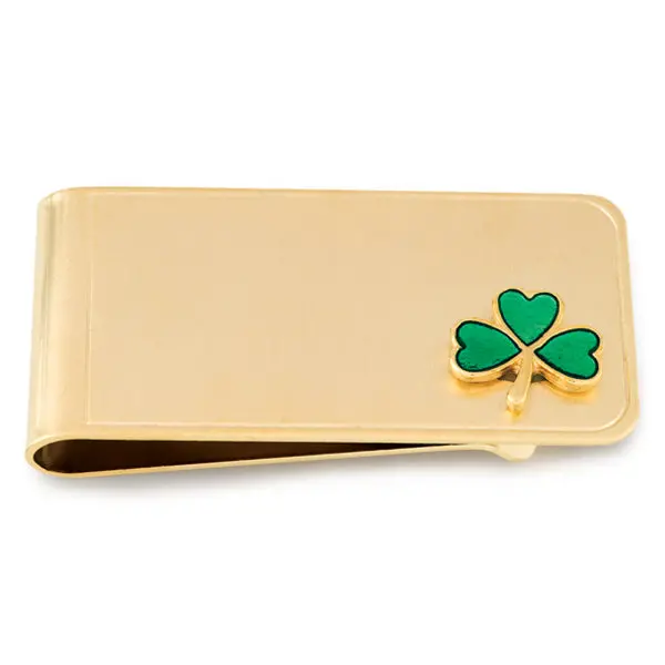 Irish Heritage Shamrock Money Clip 1