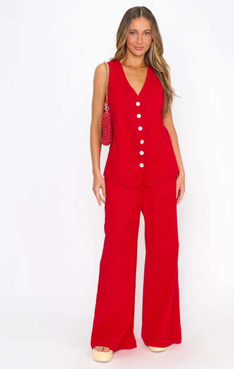 It Takes Two Sundried Tomato Linen Top – Breathable Summer Style 1
