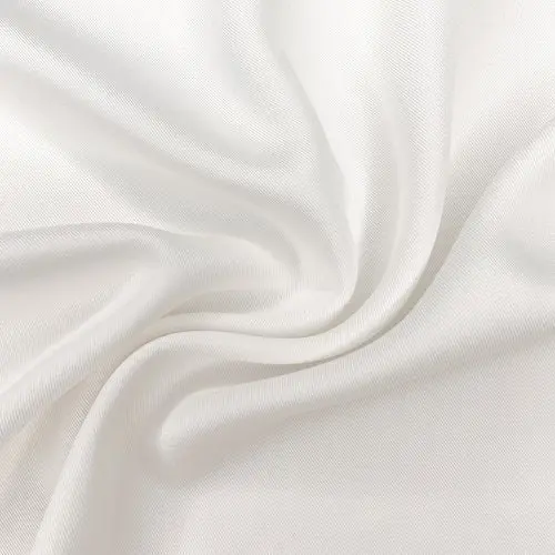 Ivory Lyocell Twill Fabric 1