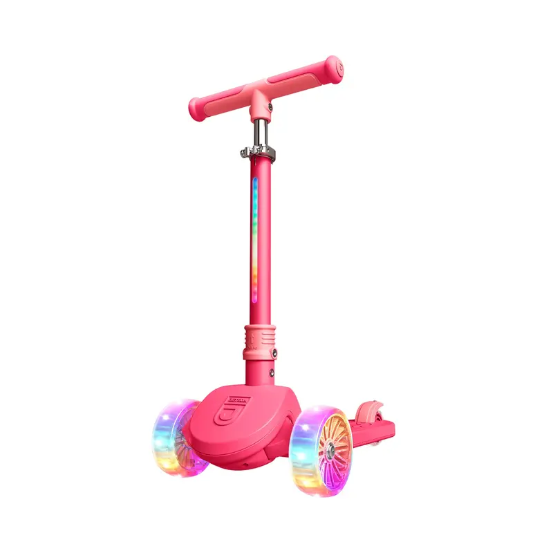 Jetson Bloom Led Kick Scooter – Height-Adjustable Handlebar & Colorful Light Effects (Pink) 1
