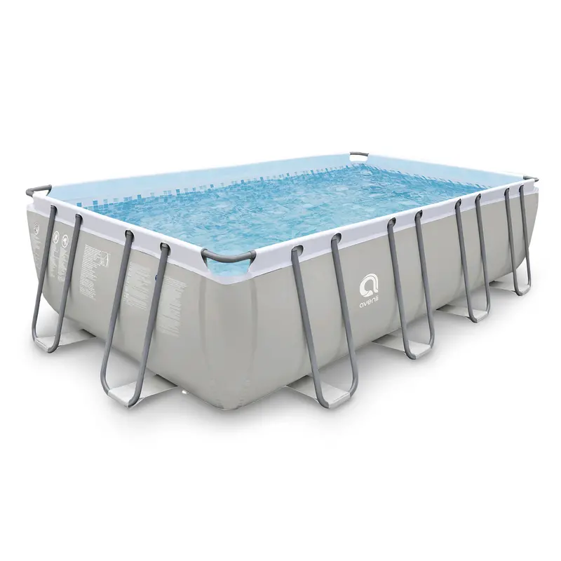 Jleisure 18 X 10-Foot Rectangular Above-Ground Pool – Heavy-Duty Inflatable Design (Parts-Only) 1