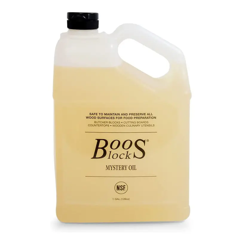 John Boos Mystery Oil – 128 Oz Wood Cutting Board Conditioner & Maintenance Treatment 1