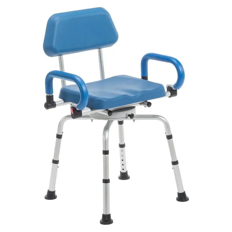 Journey 360° Rotating Shower Chair With Padded Swivel Seat And Secure Bathtub Support 1