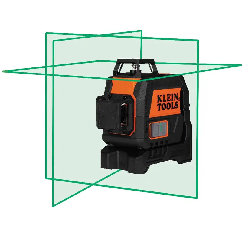 Klein 93Cplg Rechargeable 360° Self-Leveling Cross-Line Laser Level – Green Beam 1