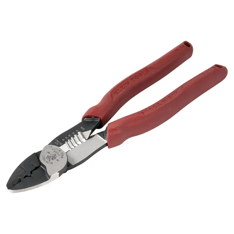 Klein Tools 2005N All-In-One Wire Tool – Cutter, Stripper & Crimper For Stranded And Terminal Wires 1