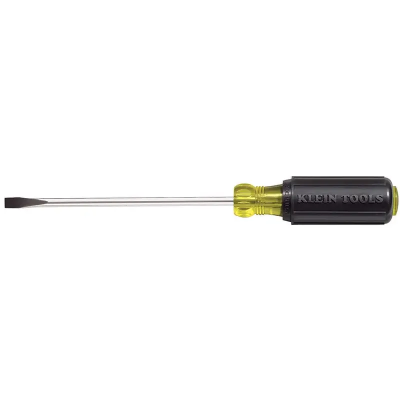 Klein Tools 605-10 Cabinet Tip Screwdriver – 10" Usa-Made Precision Tool With 1/4" Blade 1
