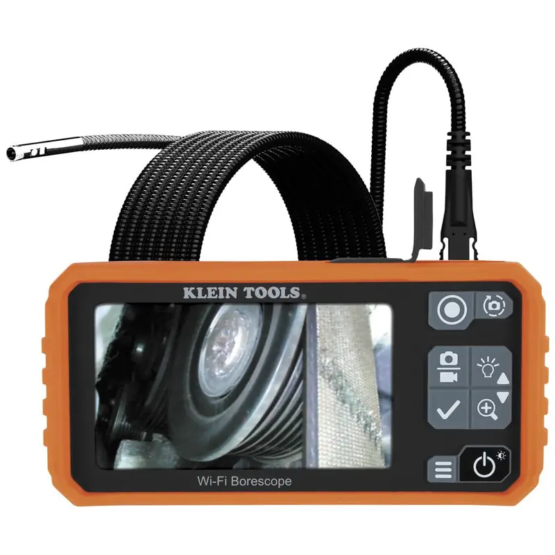 Klein Tools Et19 Wi-Fi-Enabled Dual-Lens Borescope – 5.5Mm, 9.8-Foot Waterproof Endoscope 1