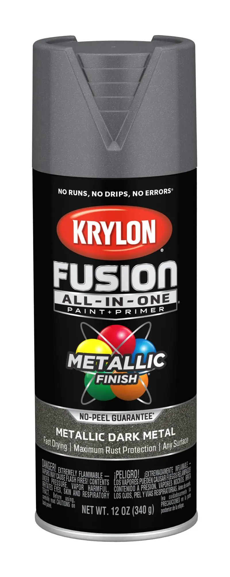 Krylon Fusion All-In-One Spray Paint – Metallic Shade, Indoor/Outdoor 1
