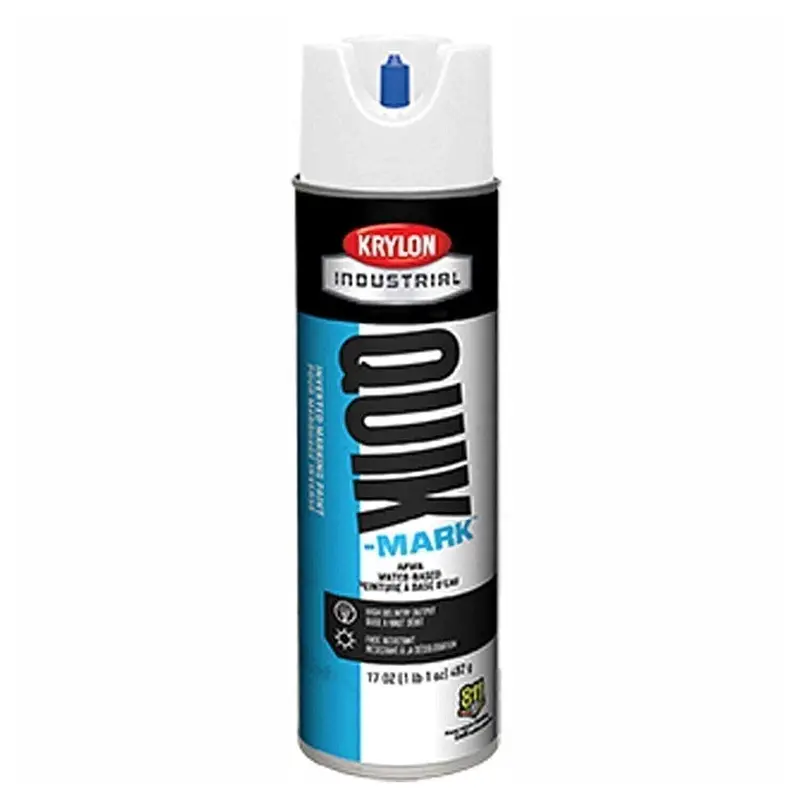 Krylon Industrial Inverted Marking Paint – Brilliant White, 20 Oz Can (12-Pack) 1